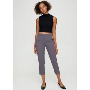 BABATON Conan Cropped Pant Magnetic Grey Size 10 Aritzia